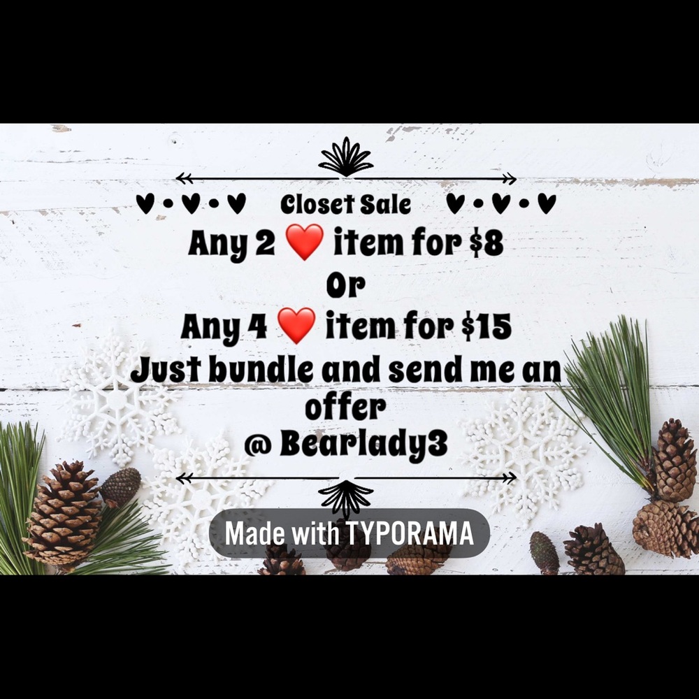 ❤️❤️❤️Closet sale!!!❤️❤️❤️